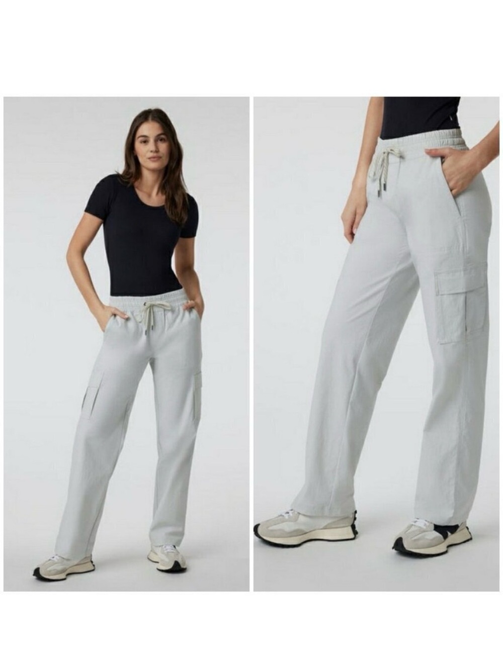 Vuori Birch Cargo Pants In Grey Size Large